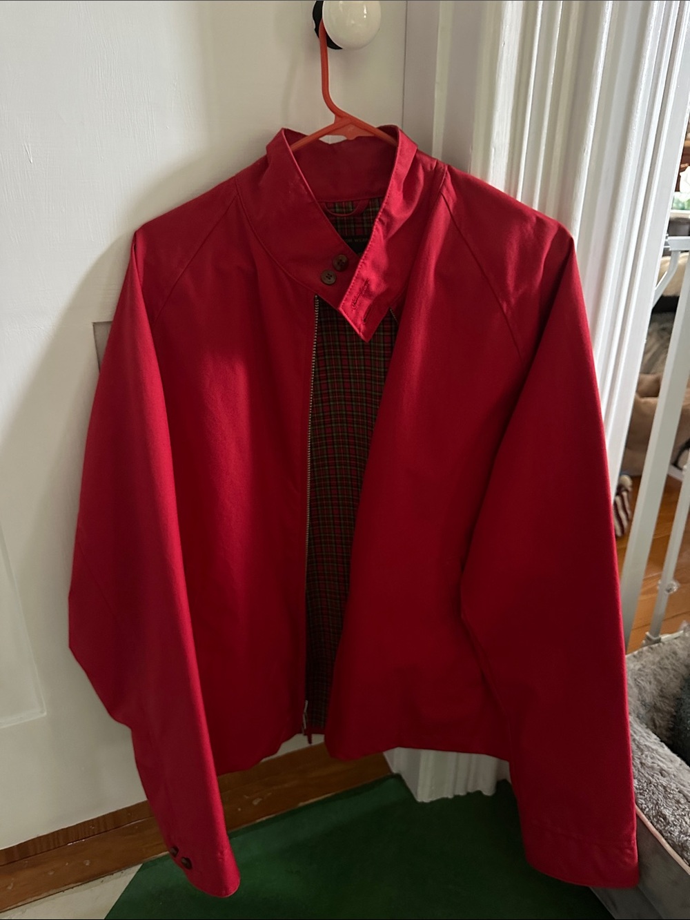 Men's Red Golden Bear Waxed Lightweight Jacket